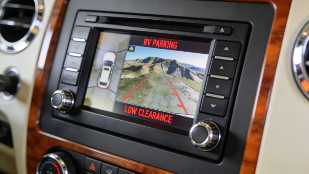 RV GPS navigation dashboard - Navigation and Trip Planning Tools