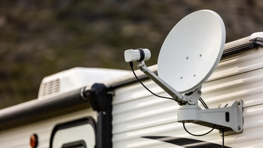 RV satellite internet antenna - Connectivity Solutions for Remote Areas