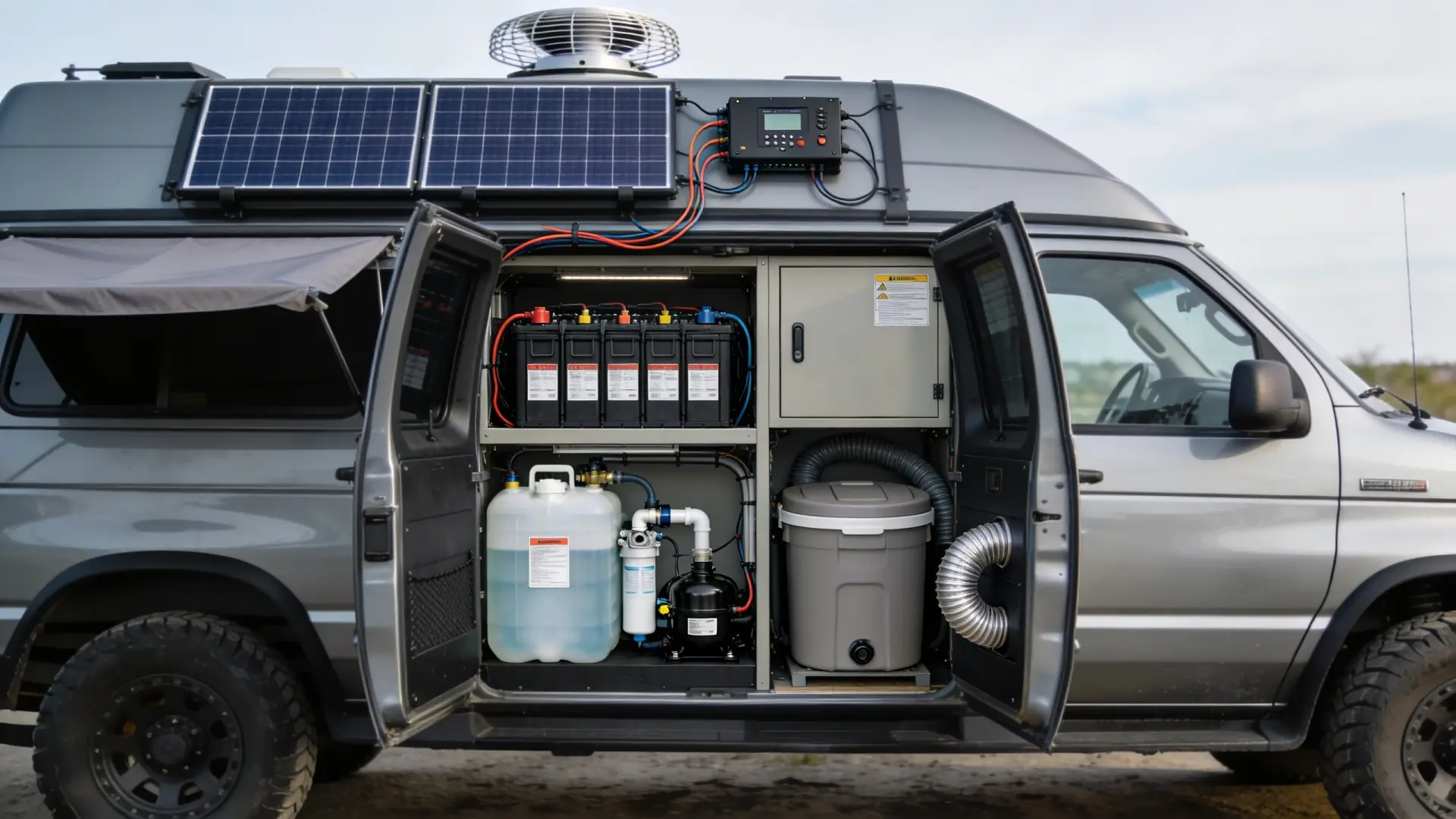 boondocking van systems setup - Essential Systems and Supplies You'll Need