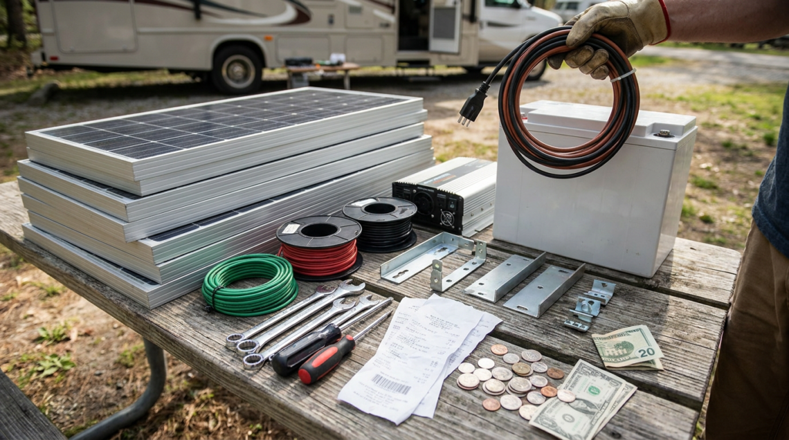 RV solar cost