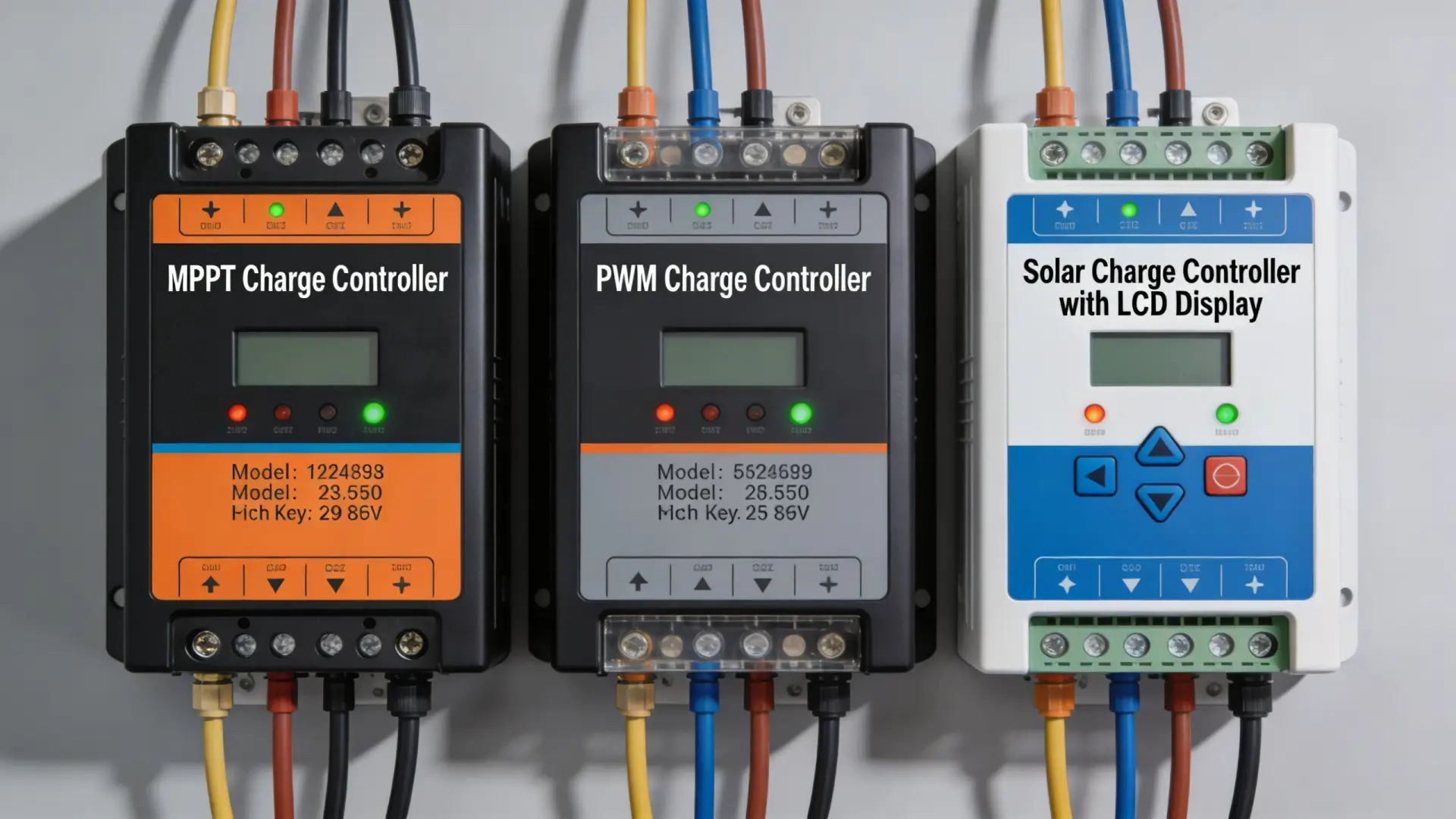 charge controller types side-by-side - PWM vs MPPT Charge Controllers Explained