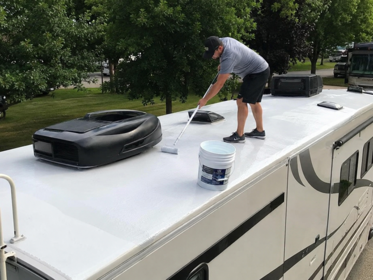 RV roof maintenance